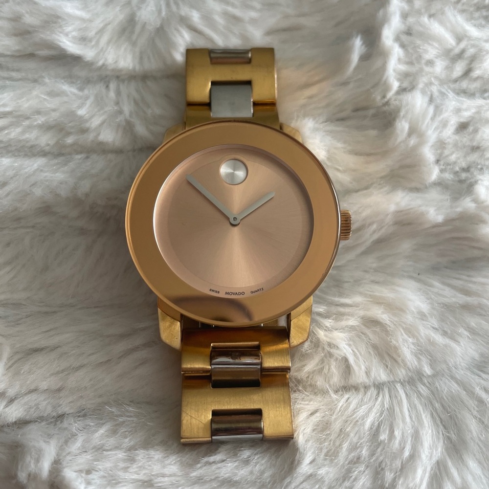Movado BOLD two-tone watch